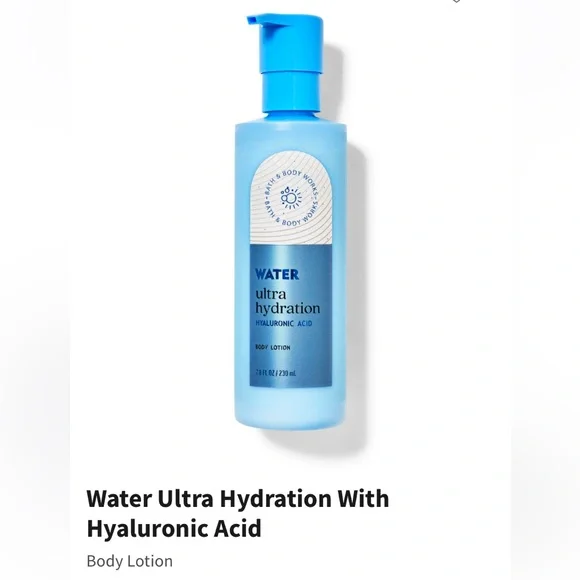 Water Ultra Hydration w/ Hyaluronic Acid Body Lotion, BBW, 7.8 oz / 230 mL, NWT - Picture 2 of 9